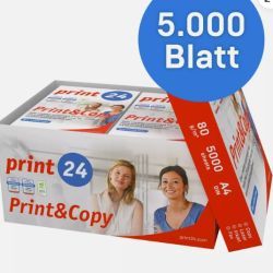 5000 Blatt A4 Kopierpapier im Angebot